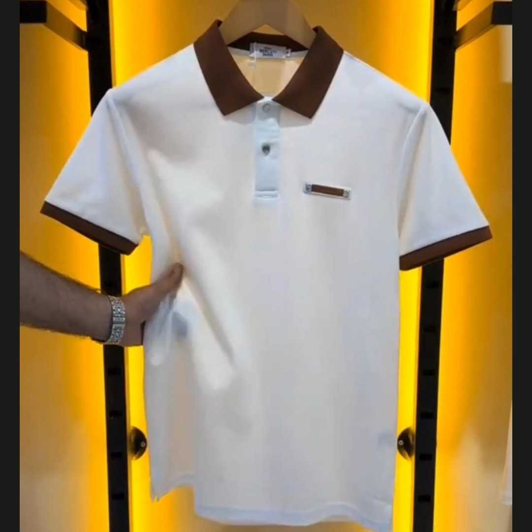 100% pure cotton Polo (White)