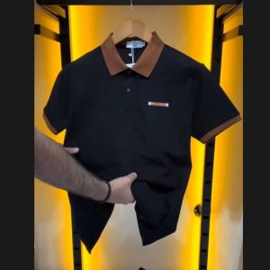 100% Pure Cotton Polo (Black)