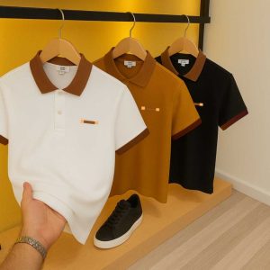 3 Pcs 100% Pure Cotton Polo