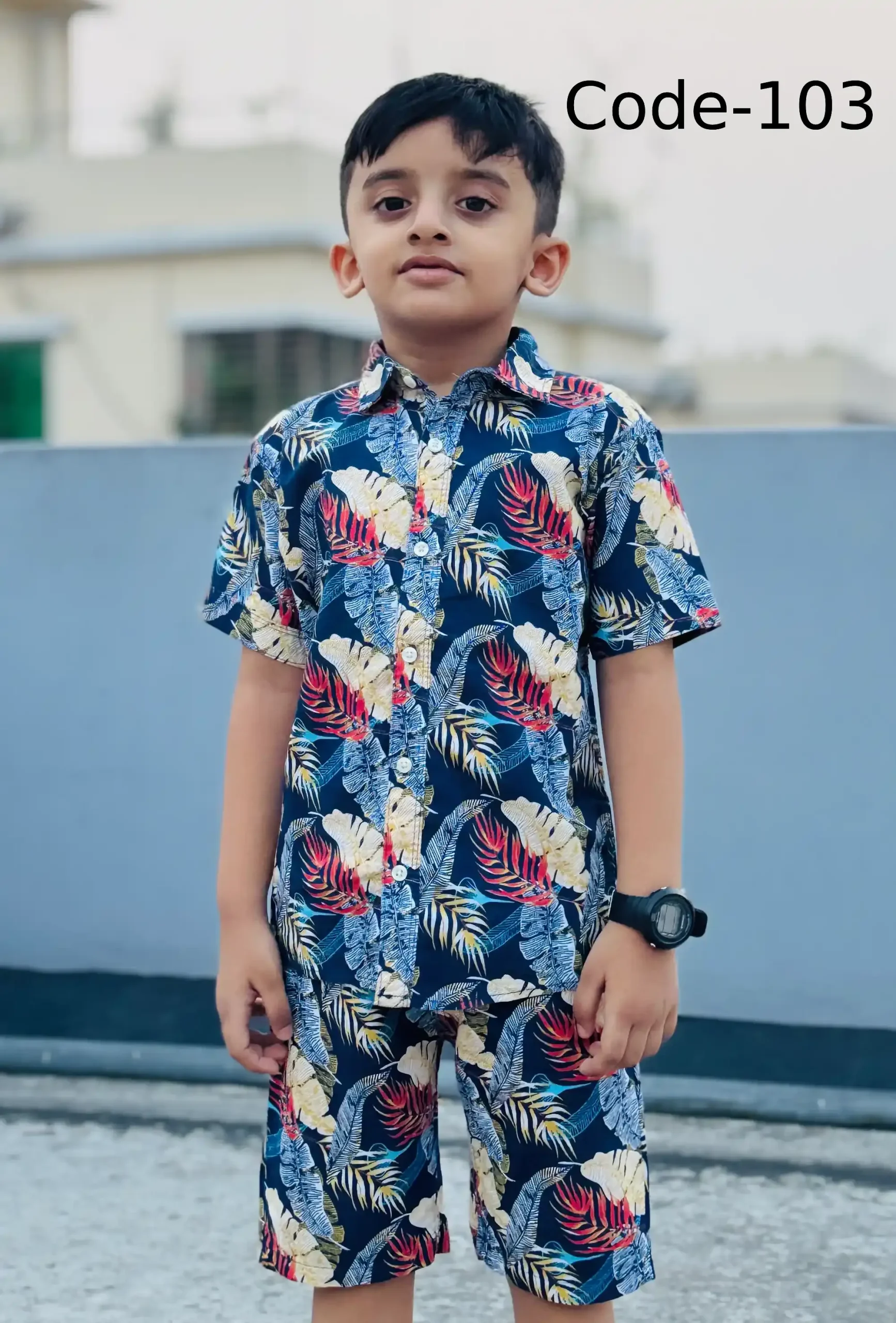 কটন ওয়াস BOYS SET Code 103