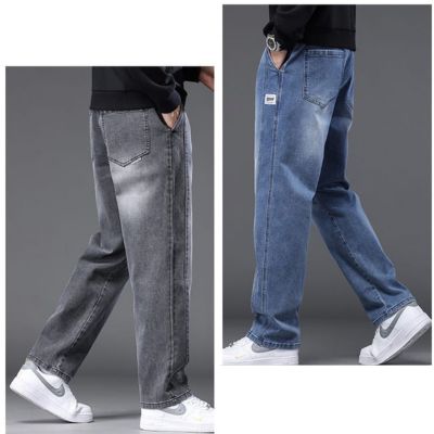 ๐ค 2 pce Drawstring Elastic Waist Baggy Pant Trouser(Ash+Sky blue)
