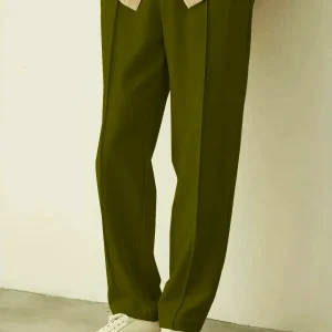Formal ice cool trouser (Olive)